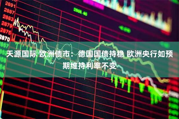 天源国际 欧洲债市：德国国债持稳 欧洲央行如预期维持利率不变